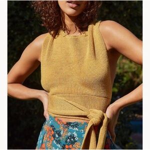 Free People Wrap Sweater Halter Top
